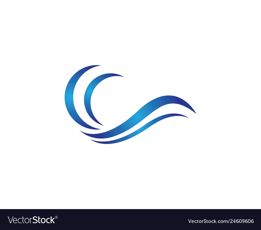 Wave symbol Royalty Free Vector Image - VectorStock