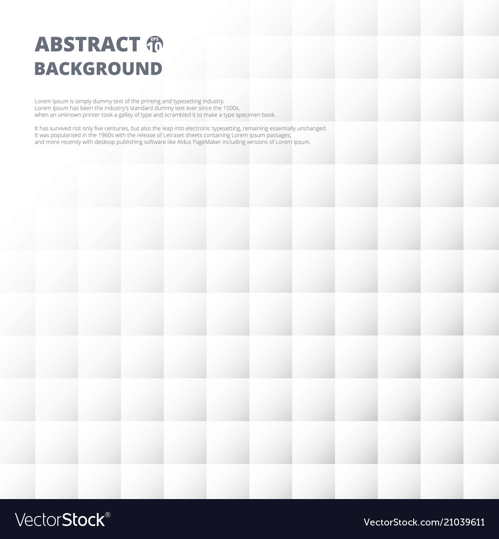 Abstract grey and white square pattern Royalty Free Vector