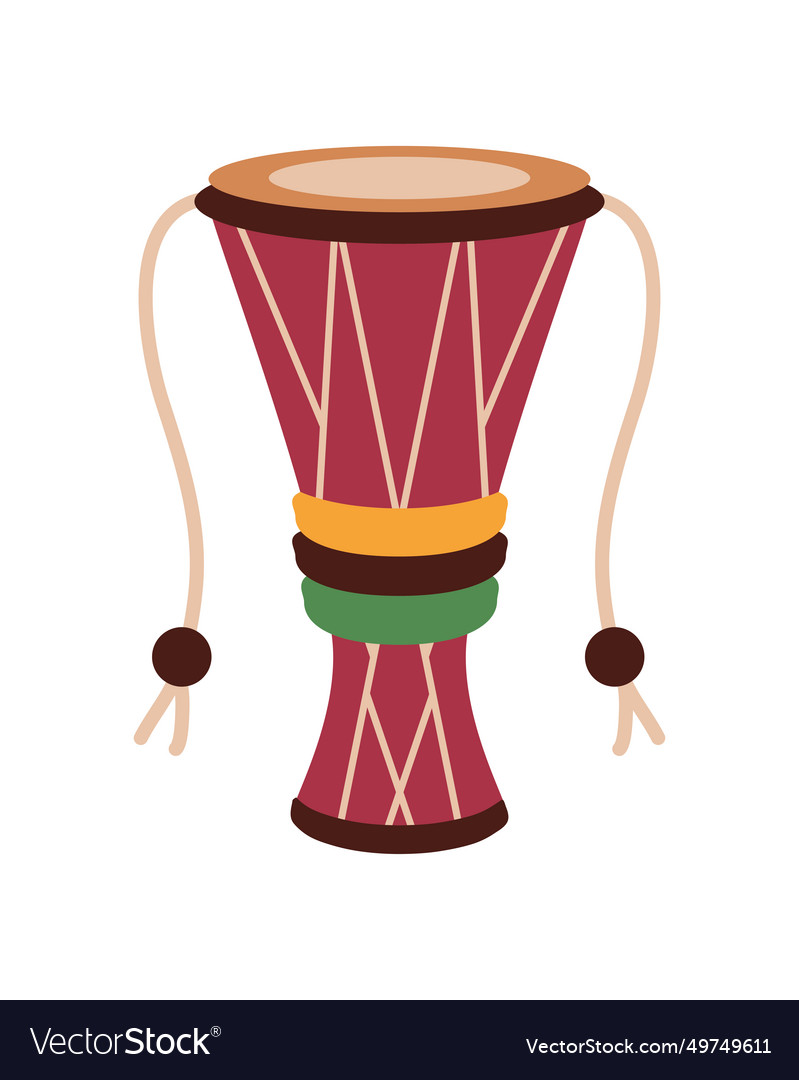 Bata drum instrument Royalty Free Vector Image