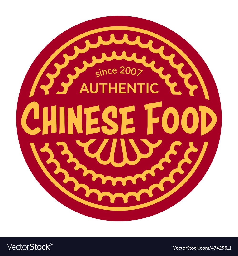 Chinese food authentic dishes of oriental country Vector Image