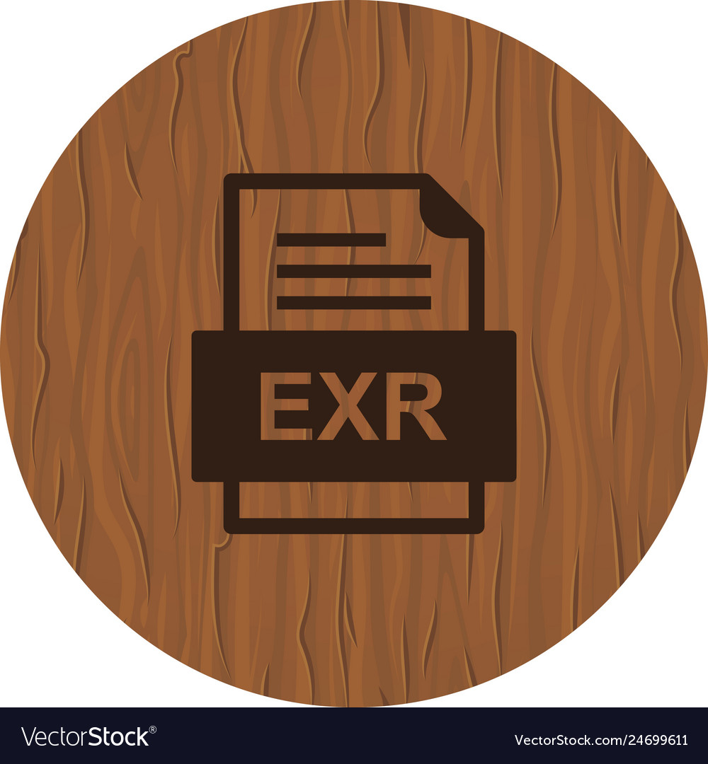 Exr file document icon
