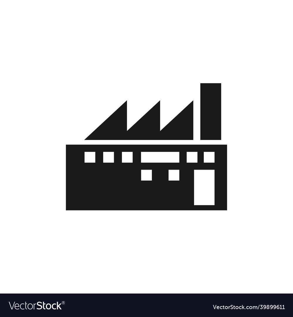 Factory icon design template isolated Royalty Free Vector