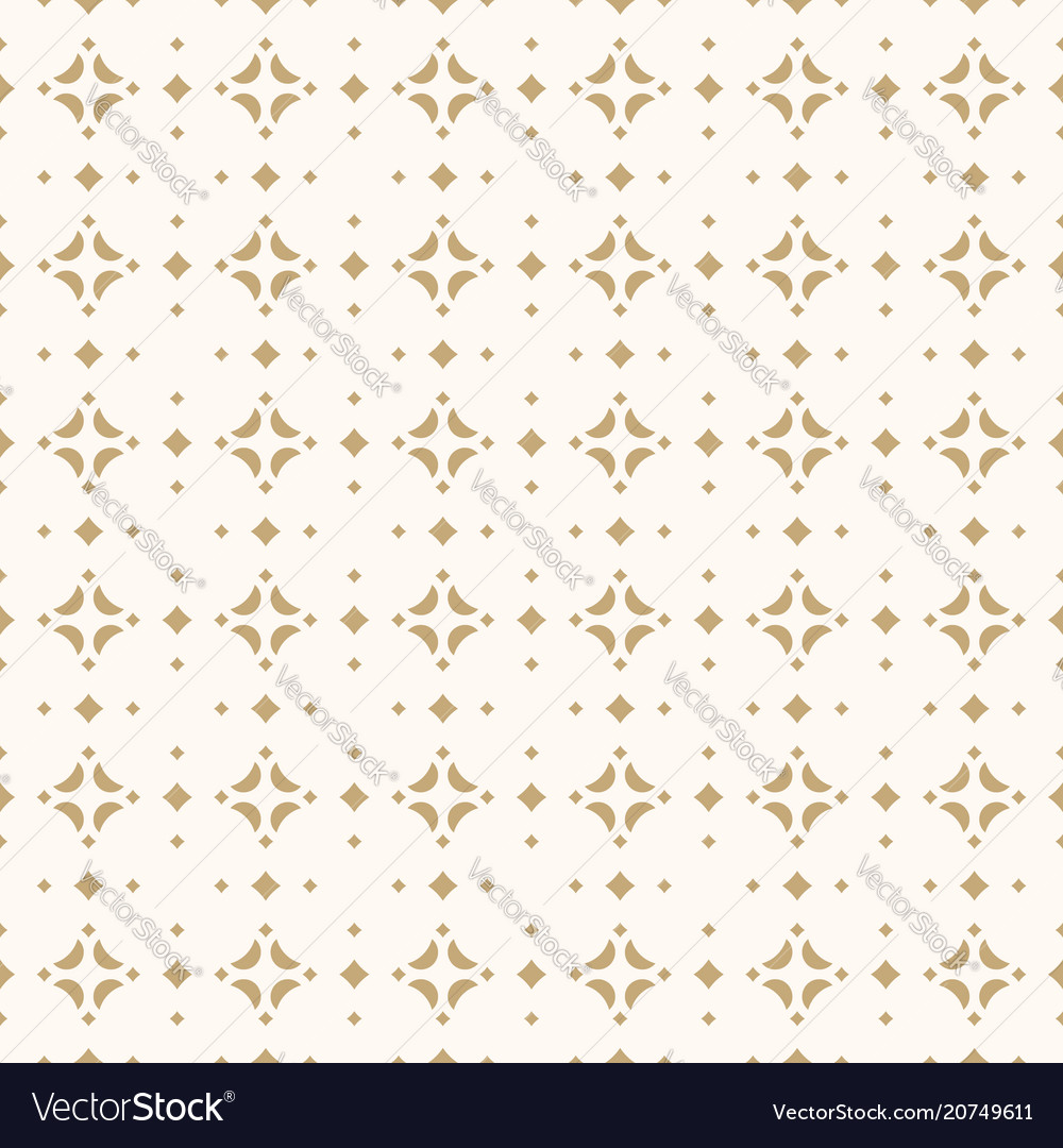 Golden Diamonds Pattern Luxury Design Royalty Free Vector