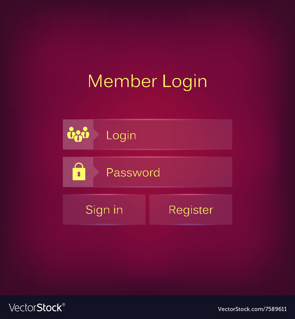 Mobile Benutzer ui Kit Form Schnittstelle für Web