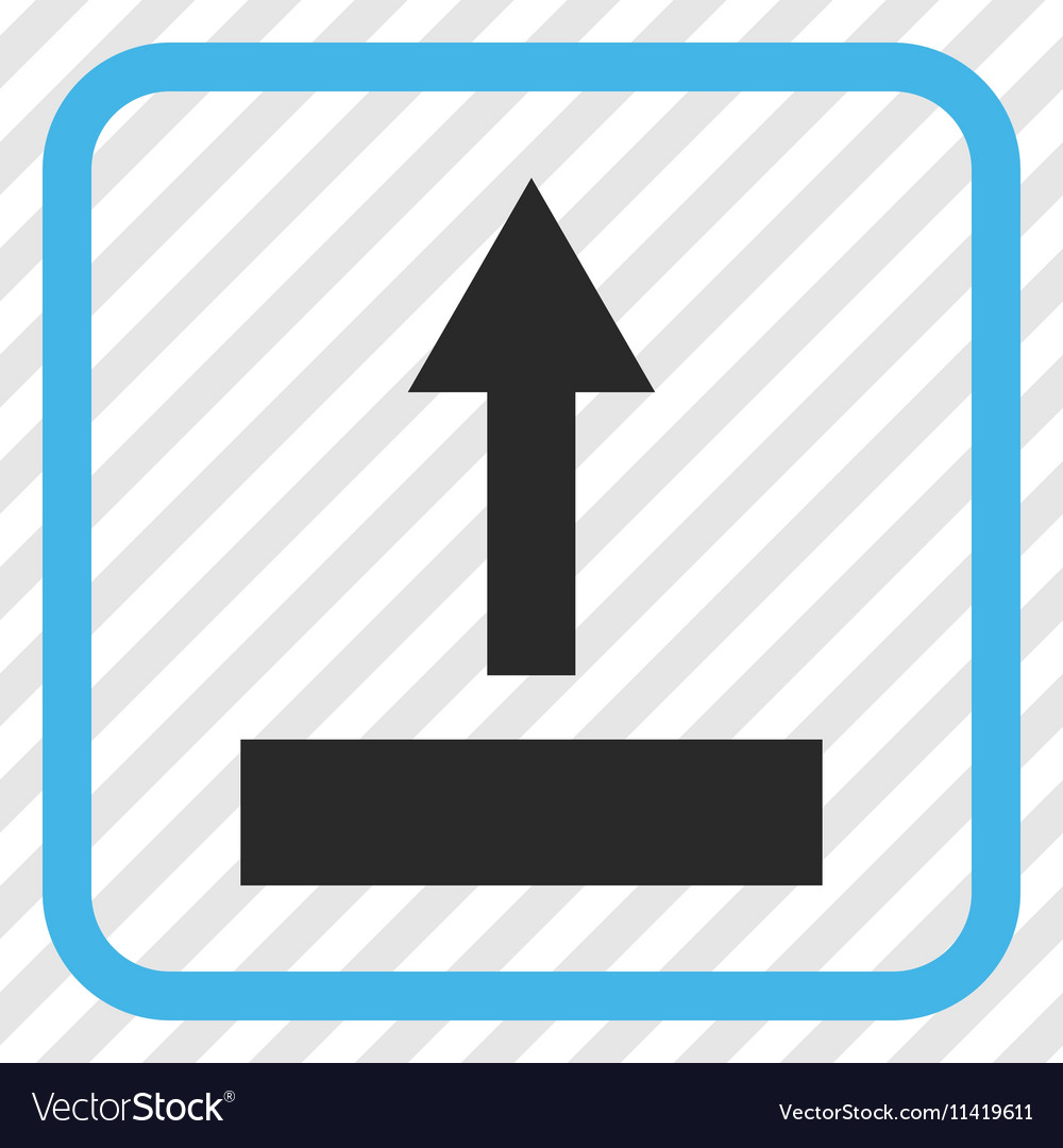 Pull up icon in a frame