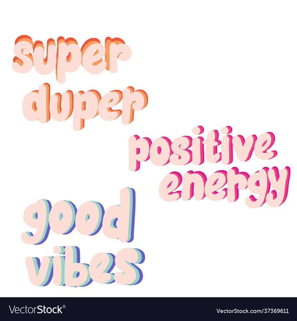 Slogan text set Vector Image Slogan text set