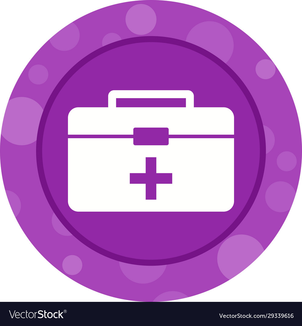 Beautiful first aid box glyph icon Royalty Free Vector Image