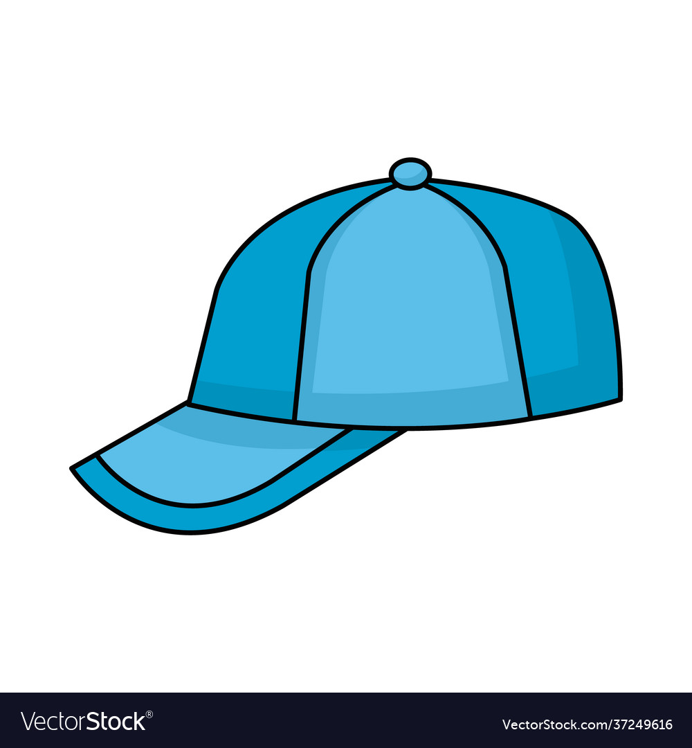 Blue cap icon Royalty Free Vector Image - VectorStock