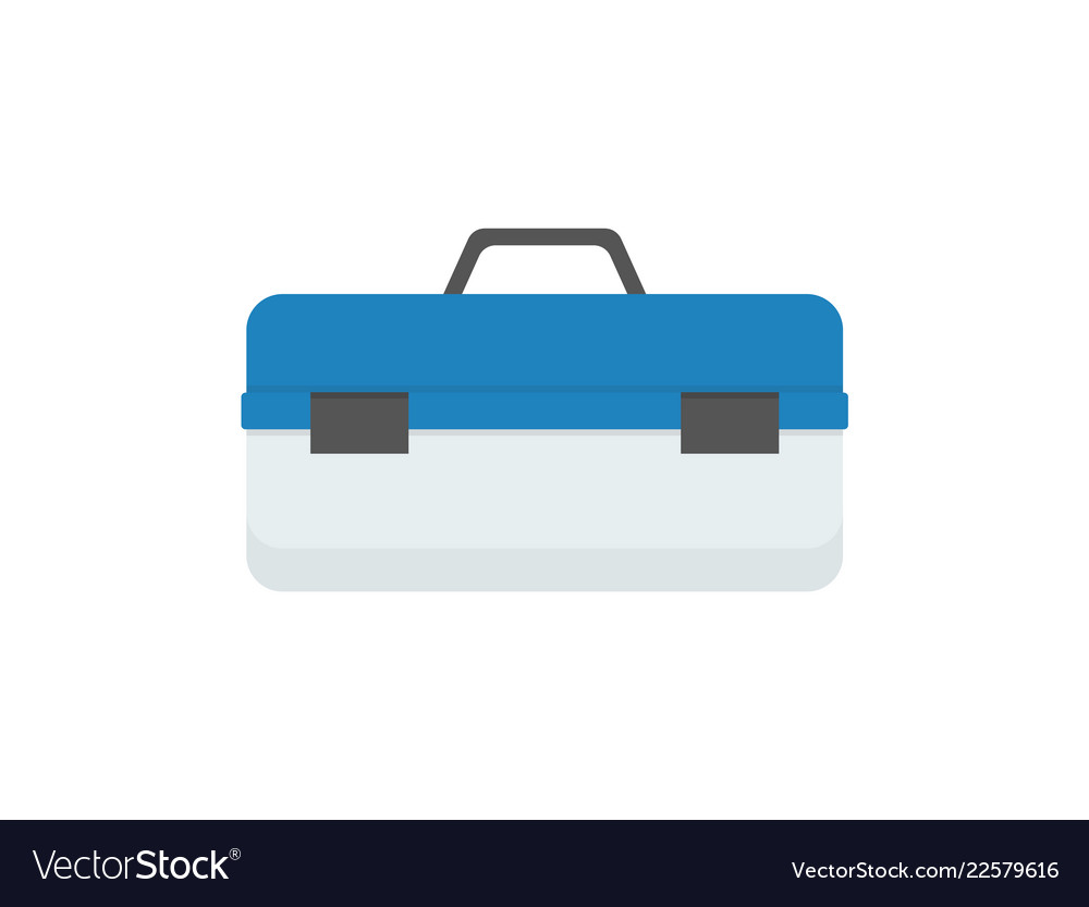 Blue Toolkit Box with Handle