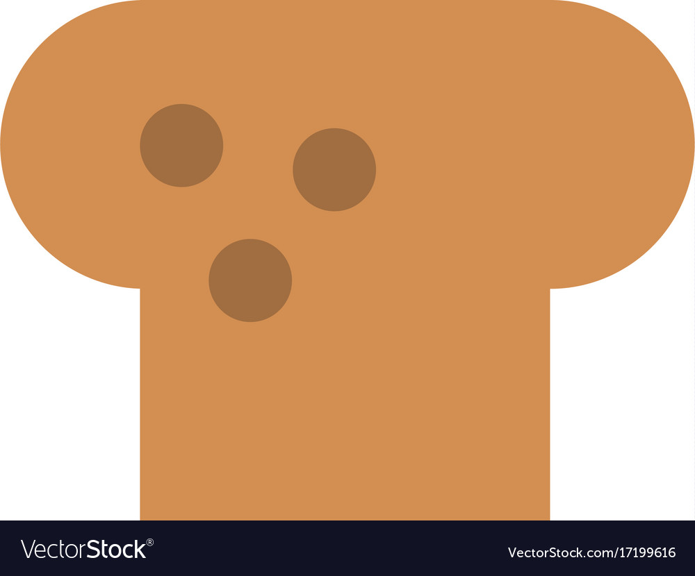 Bread slice icon image