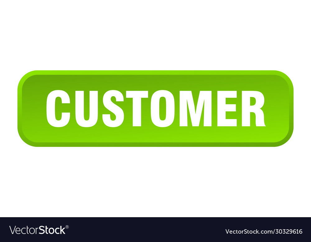 Customer button square 3d push