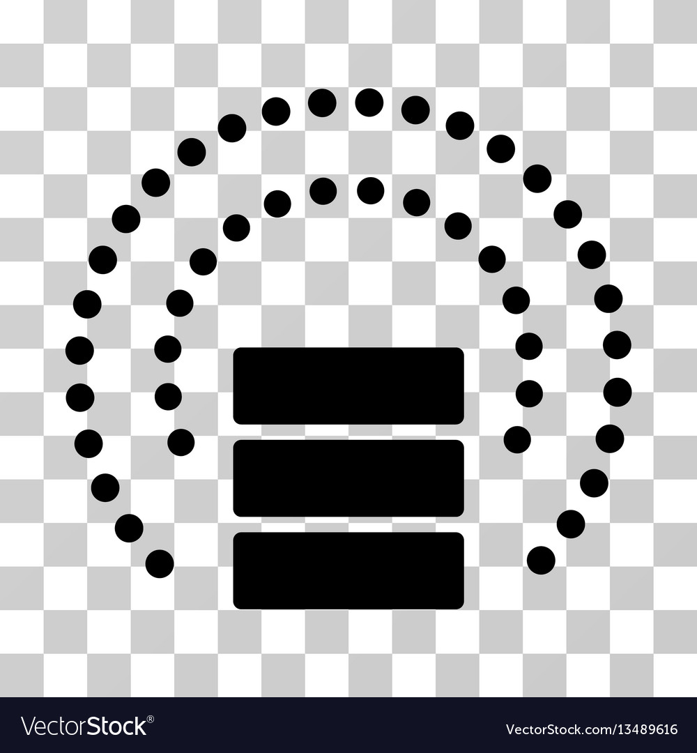 Database sphere shield icon