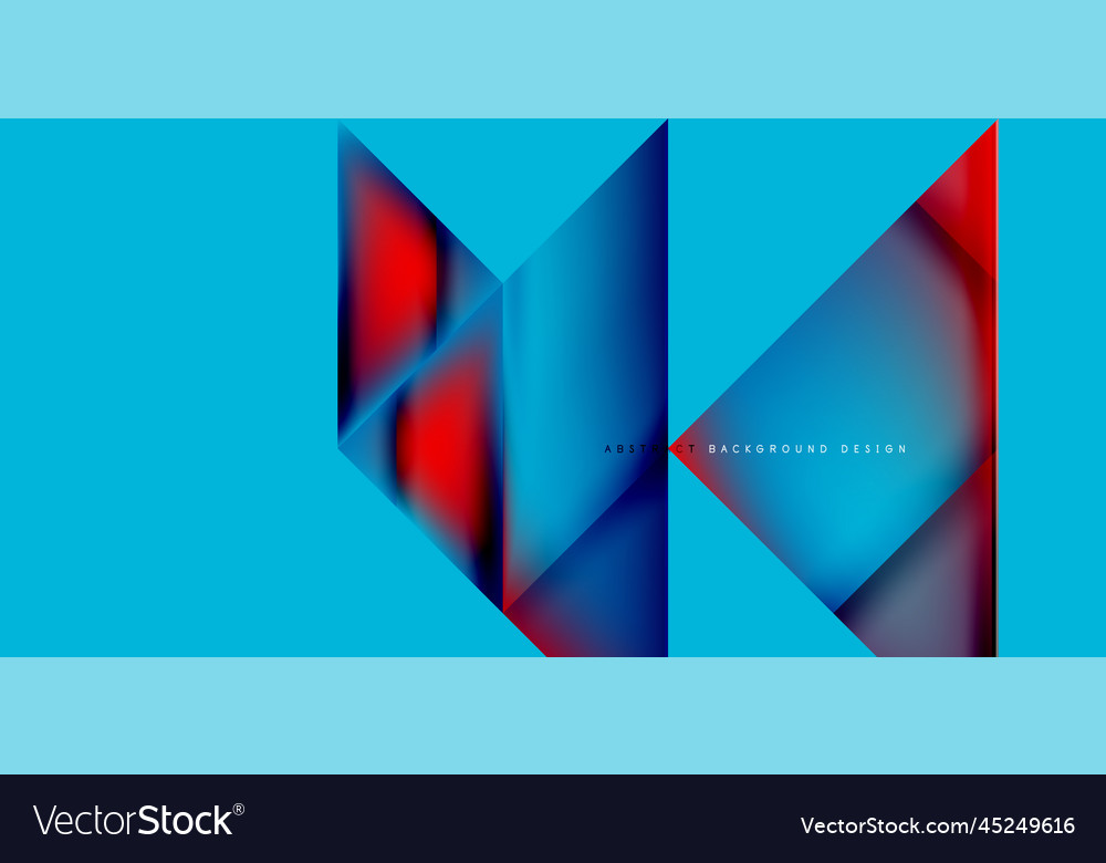 Dynamic triangle design with fluid gradient colors Vector Image Dynamic triangle design with fluid gradient colors