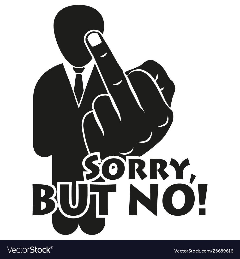 Im against Royalty Free Vector Image VectorStock