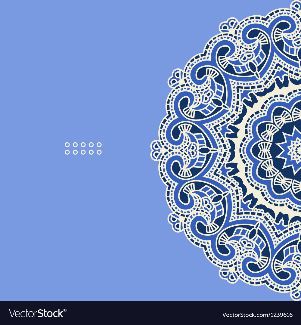 Round decorative design element