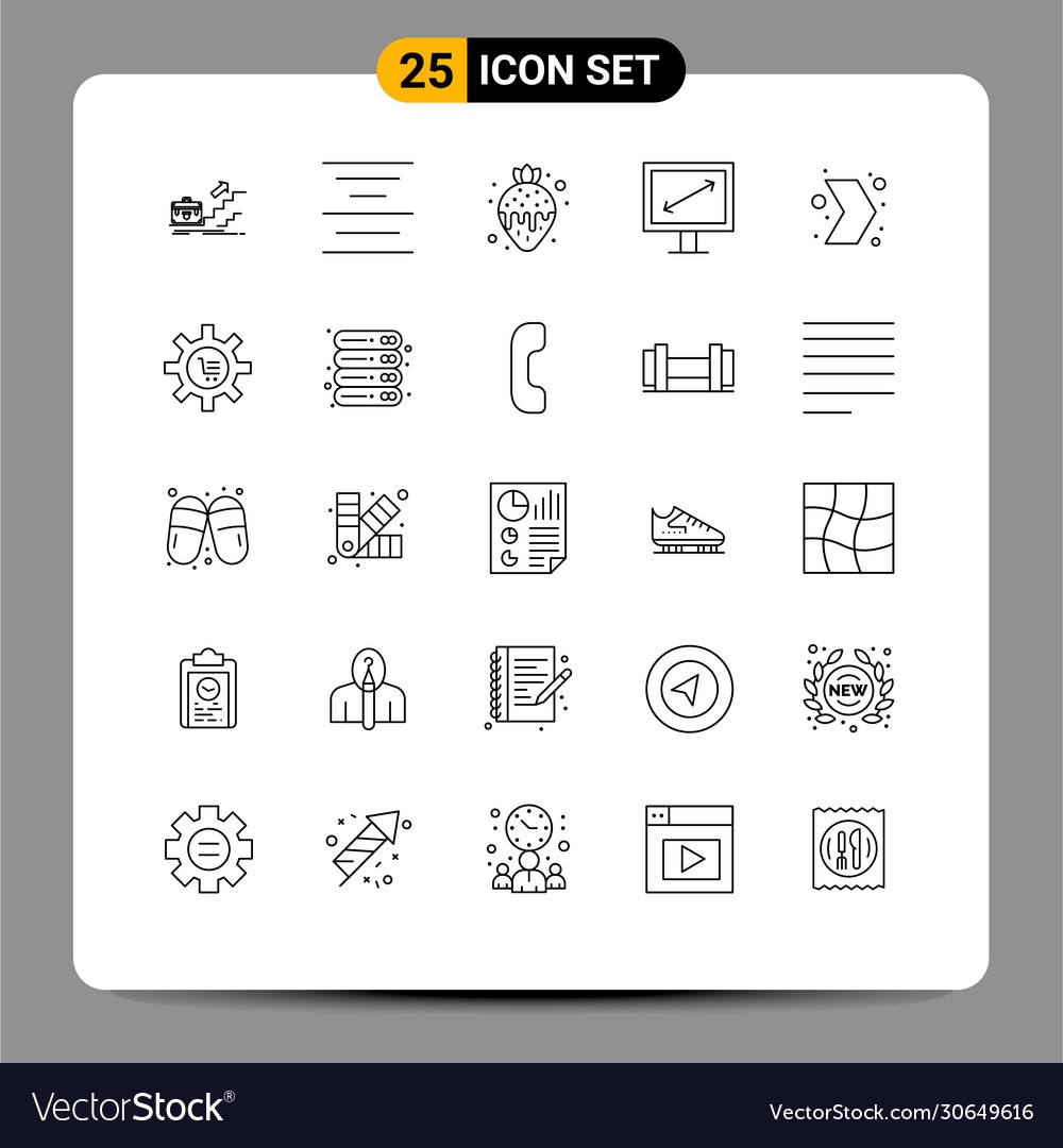 Set 25 lines on grid for arrow display center