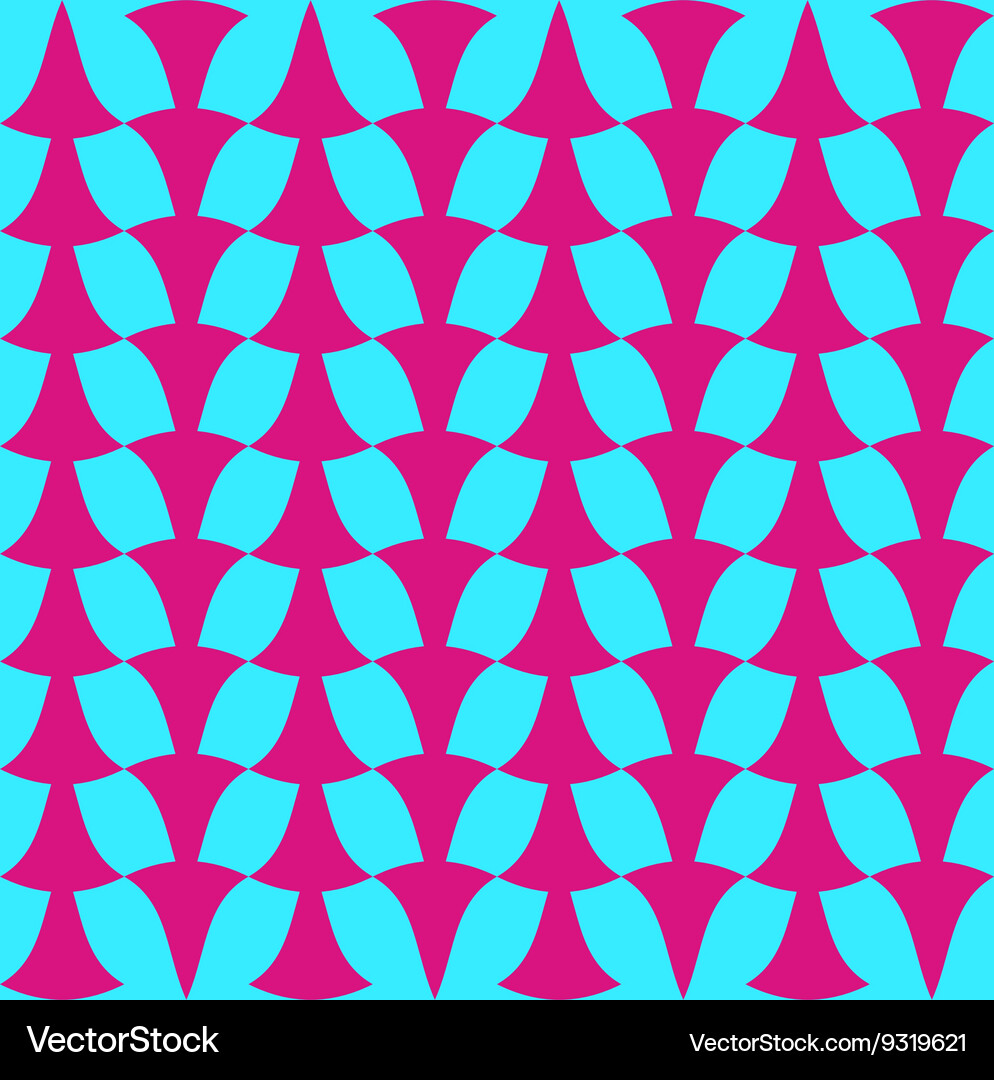 Colored Hypnotic Background Seamless Pattern Vector Image