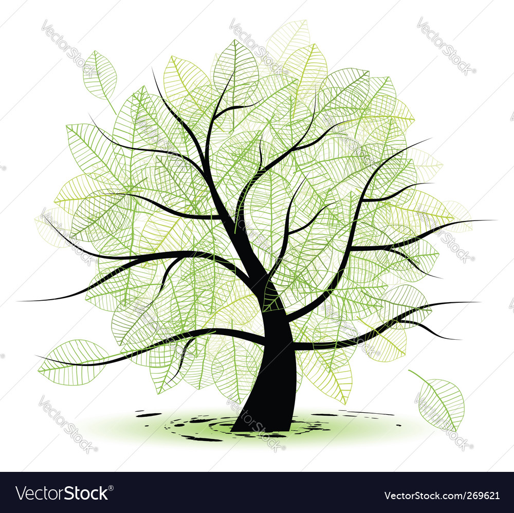 Elegant Tree Silhouette