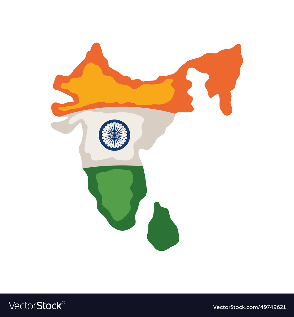 India general election map Royalty Free Vector Image