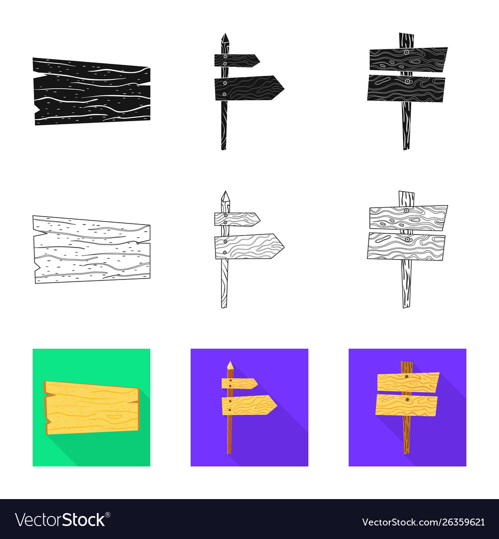 Isolated object raw and forest icon set