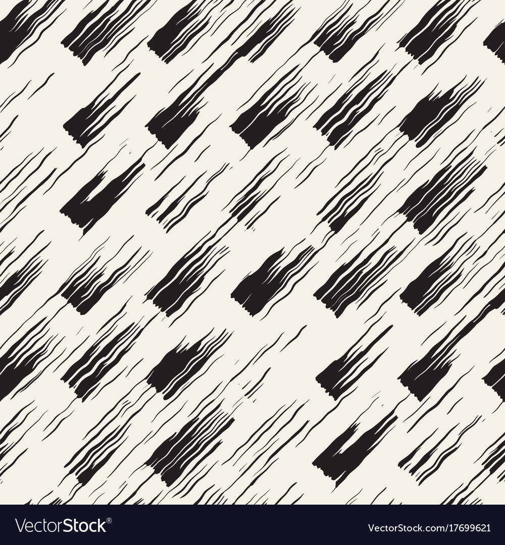 Seamless pattern with stripes and strokes