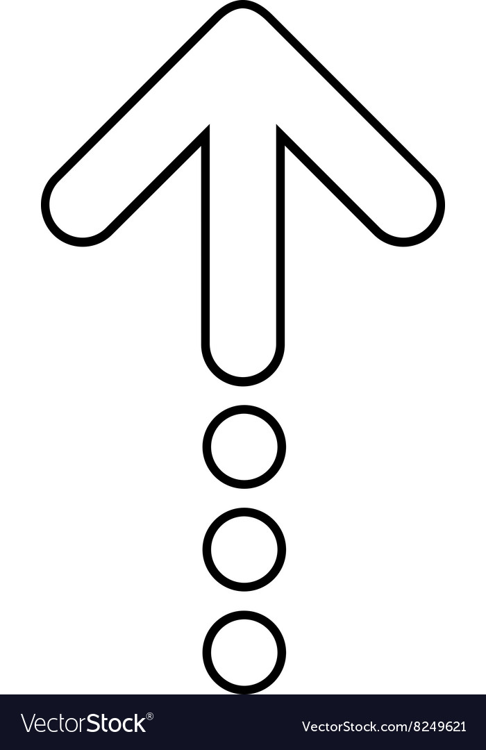 Send up thin line icon