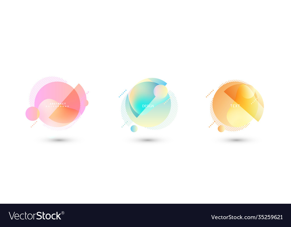 Set abstract modern graphic elements and line Vector Image Set abstract modern graphic elements and line