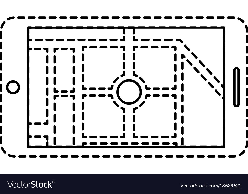 Smartphone with navigator map location