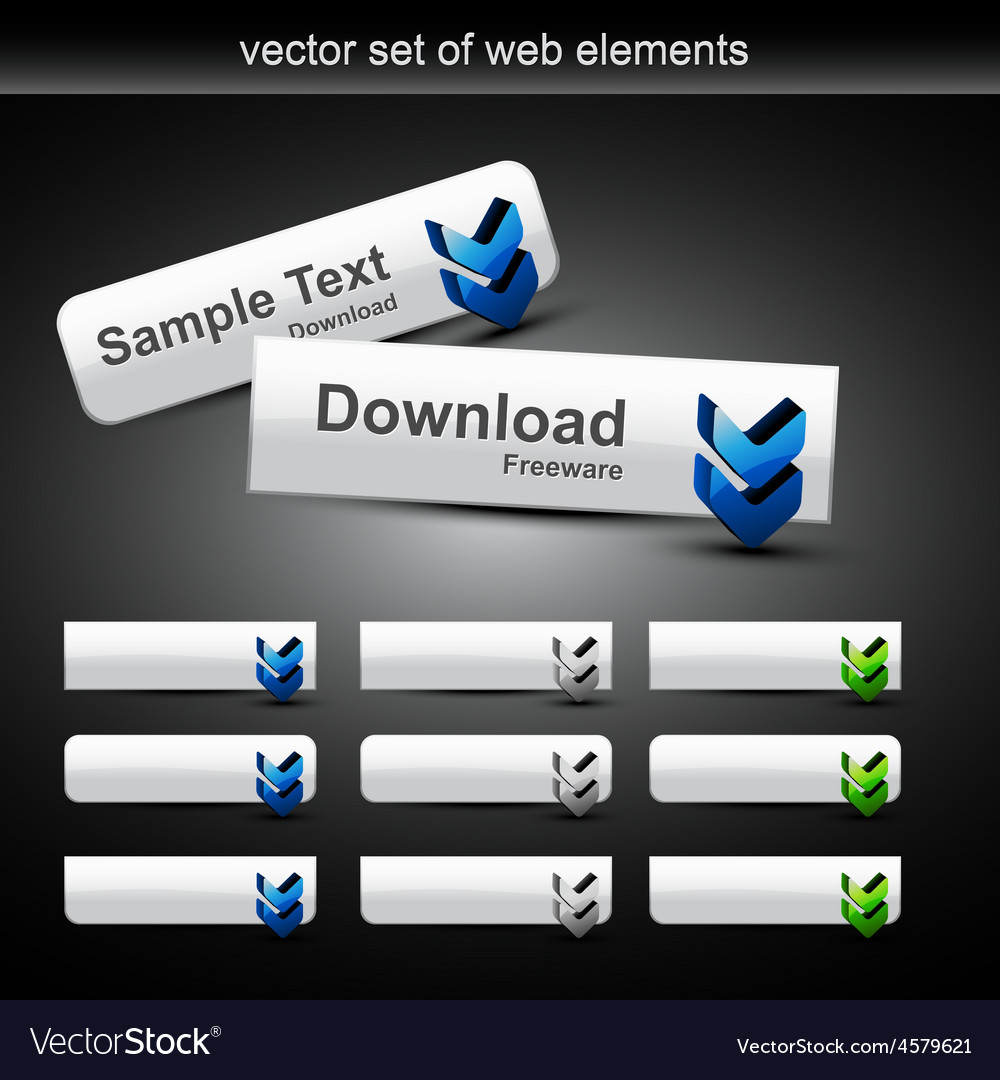Stylish web buttons
