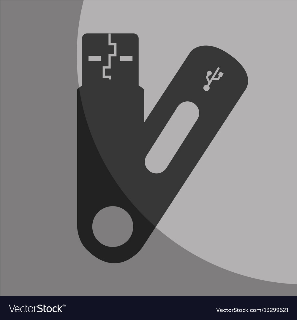 Usb memory isolated icon