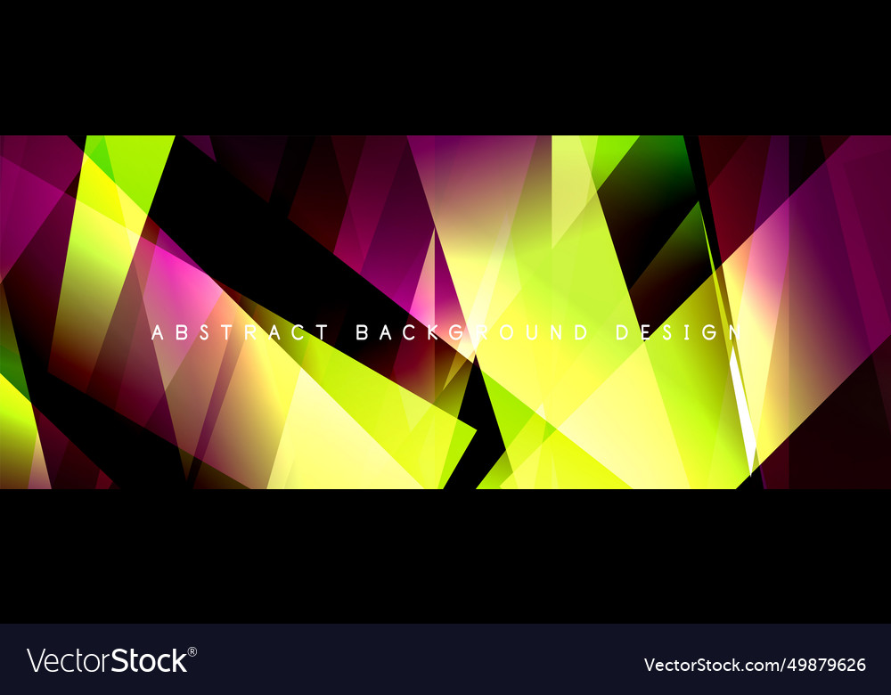 Breaking glass background kaleidoscope effect Vector Image