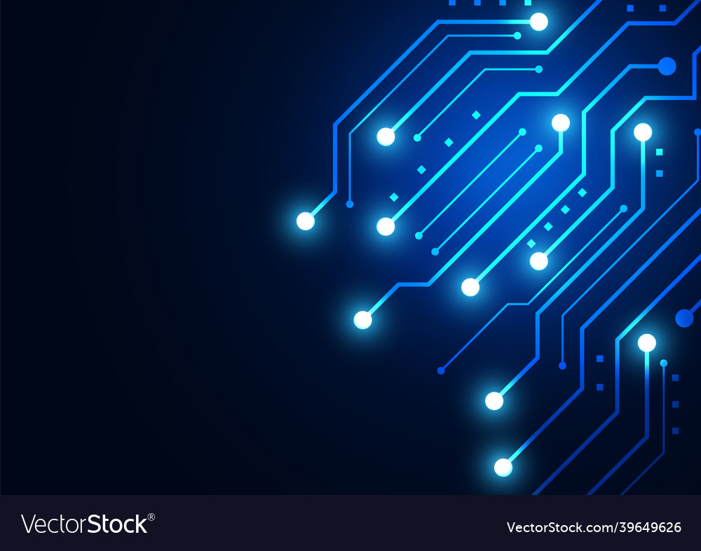 Circuit technology background with hi-tech digital