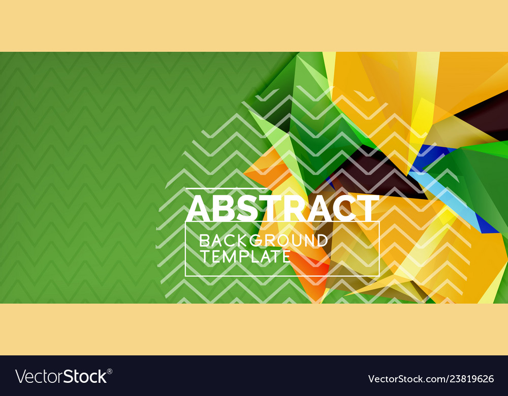 Low poly design 3d triangular shape background Vector Image Low poly design 3d triangular shape background