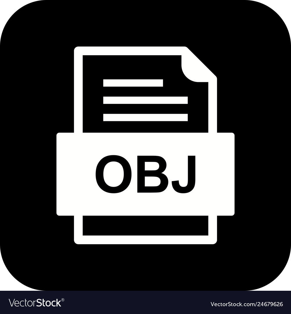 Obj file document icon