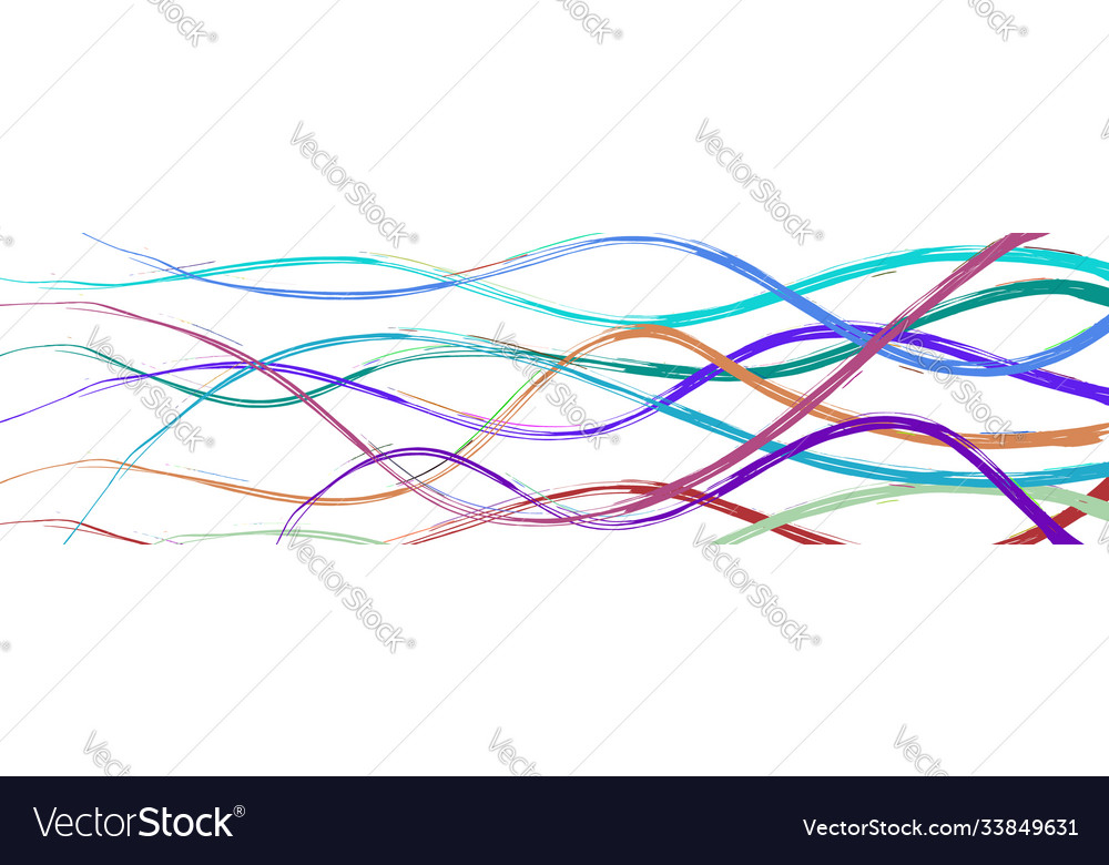 Abstract background wavy intertwining lines