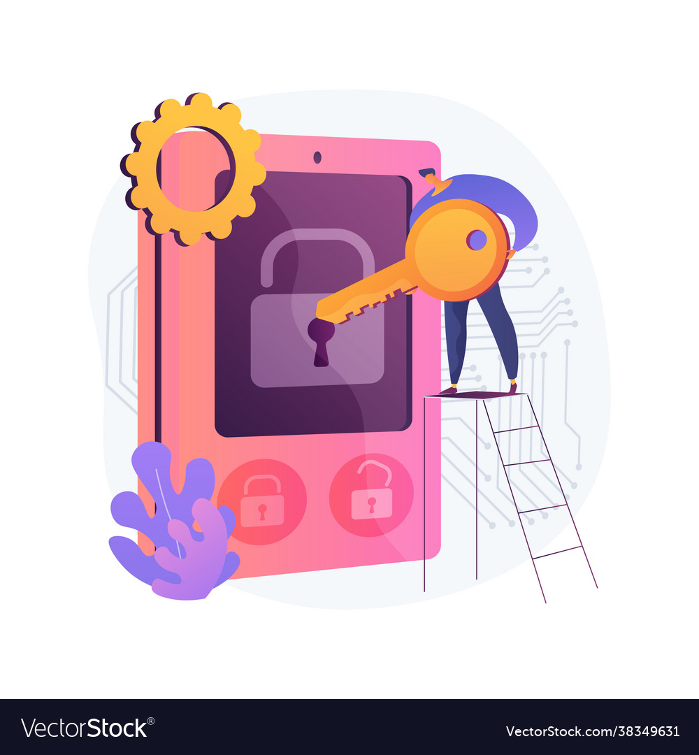 Access control system abstract concept