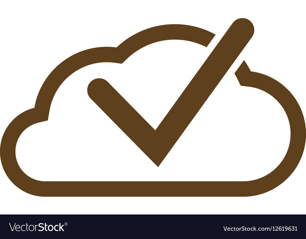 Cloud select icon click symbol