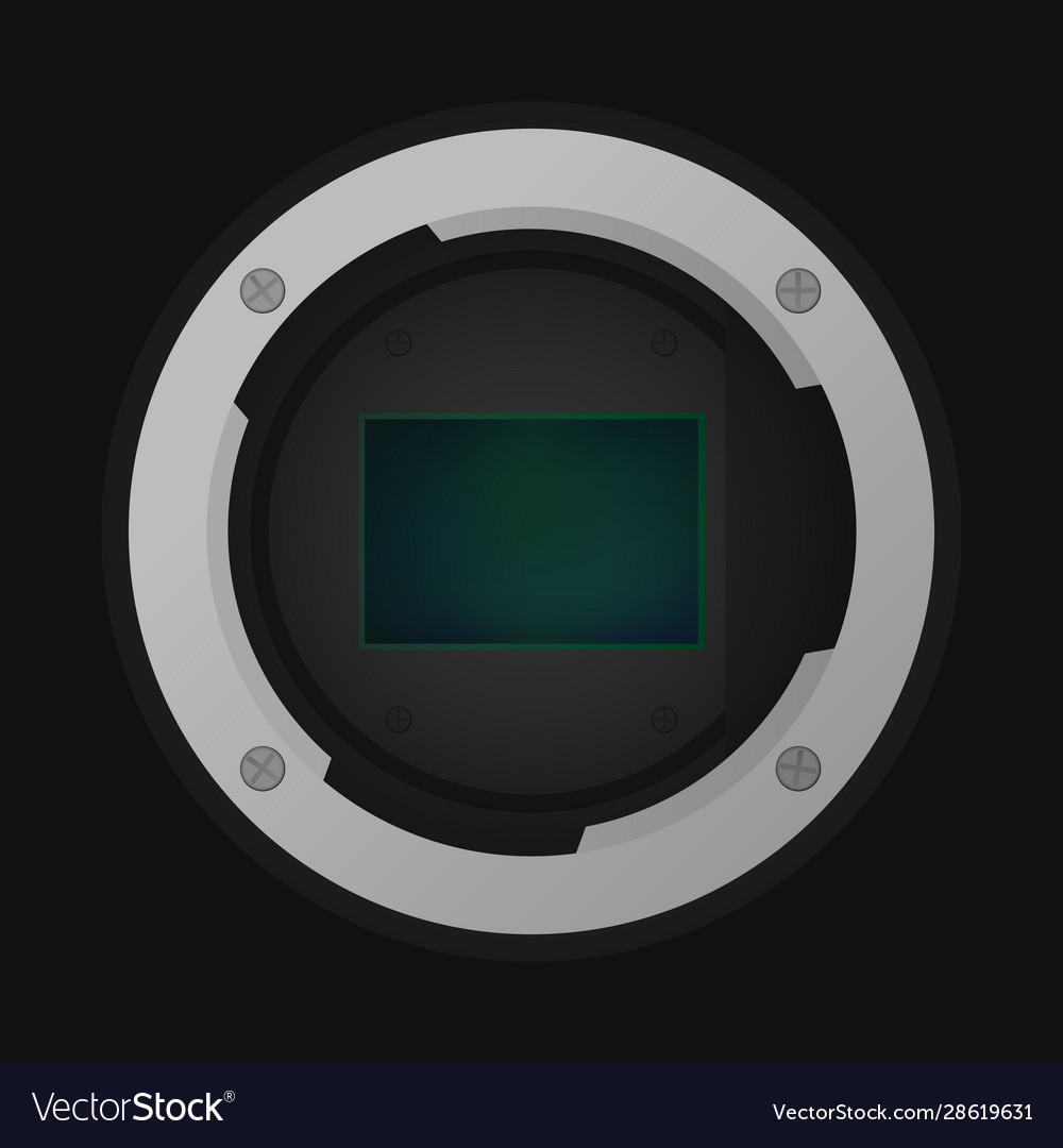 Crop image sensor vector image Crop image sensor