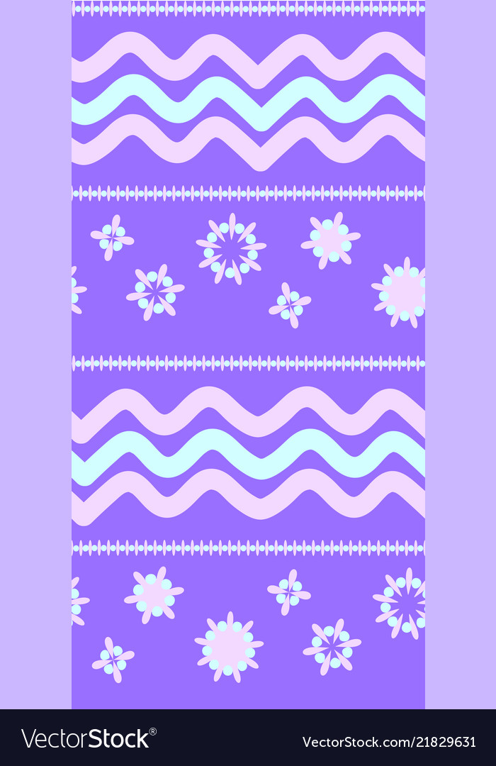 Cute seamless pattern in retro style round shapes