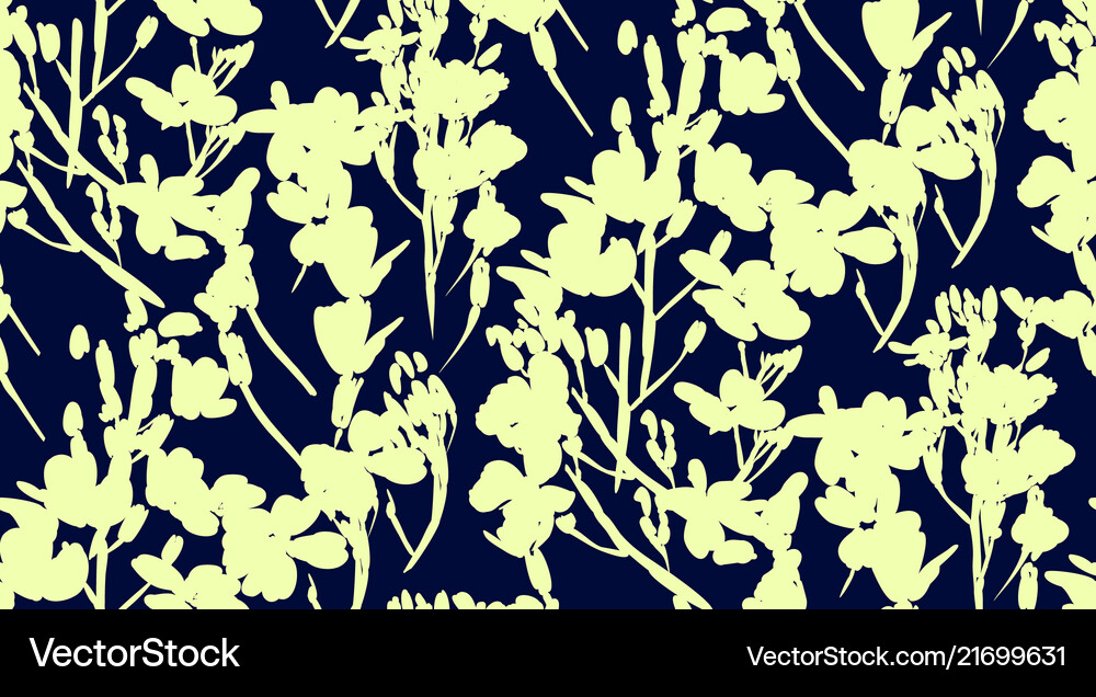 Floral seamless background pattern Royalty Free Vector Image