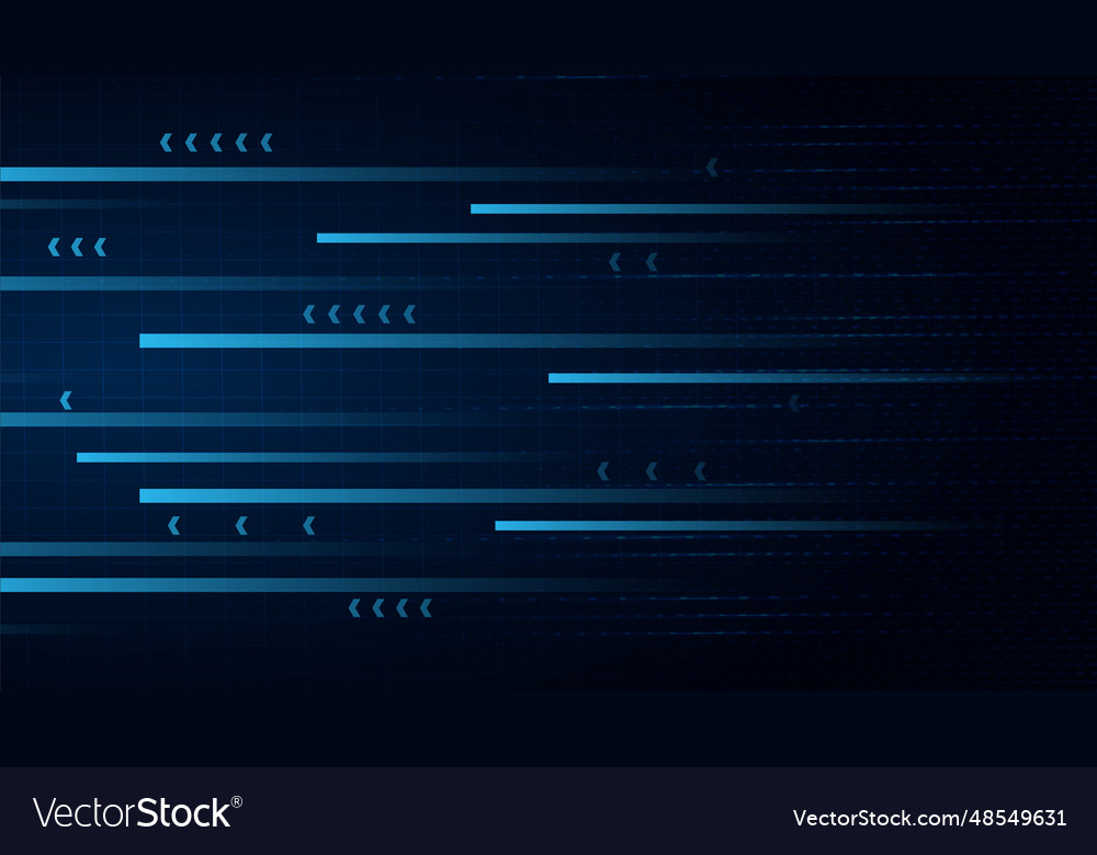 Hi-tech digital data abstract design vector image Hi-tech digital data abstract design