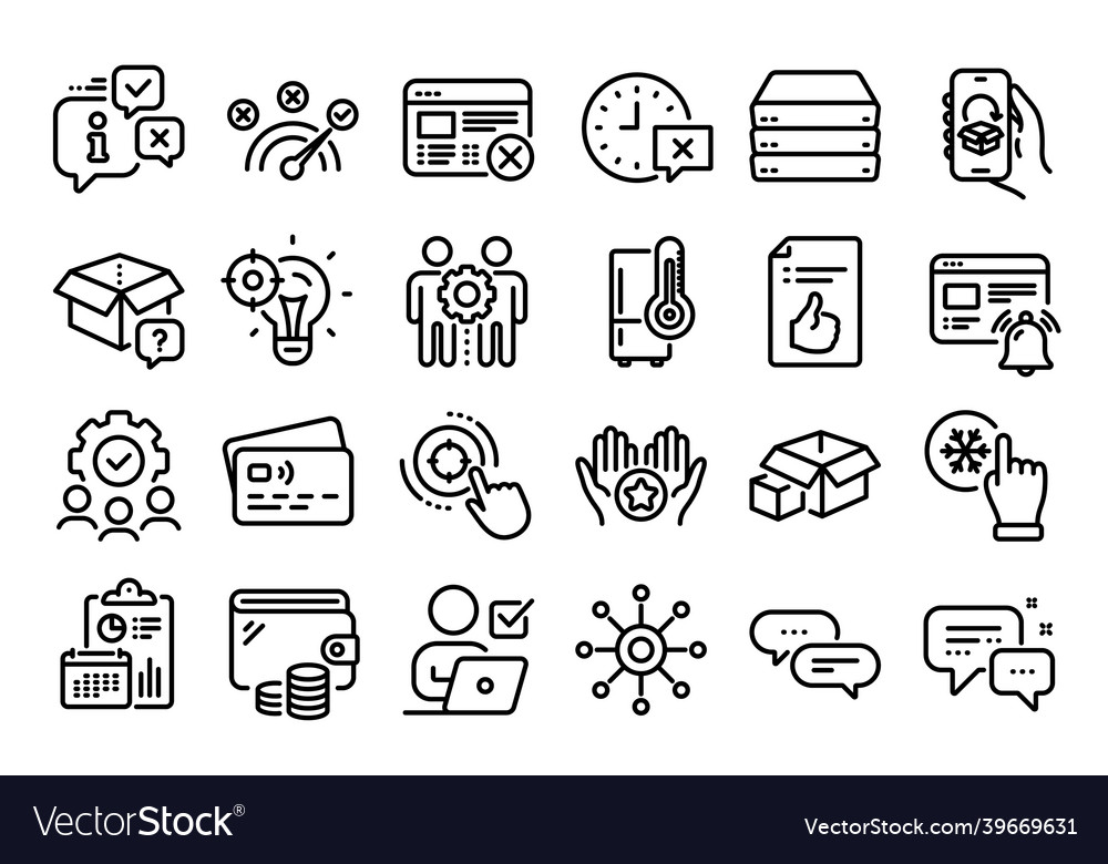 Set of reject web refrigerator and dots