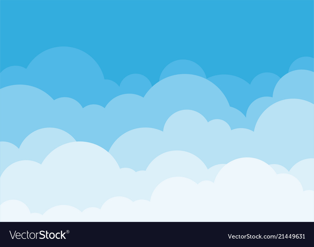 Sky background Royalty Free Vector Image - VectorStock