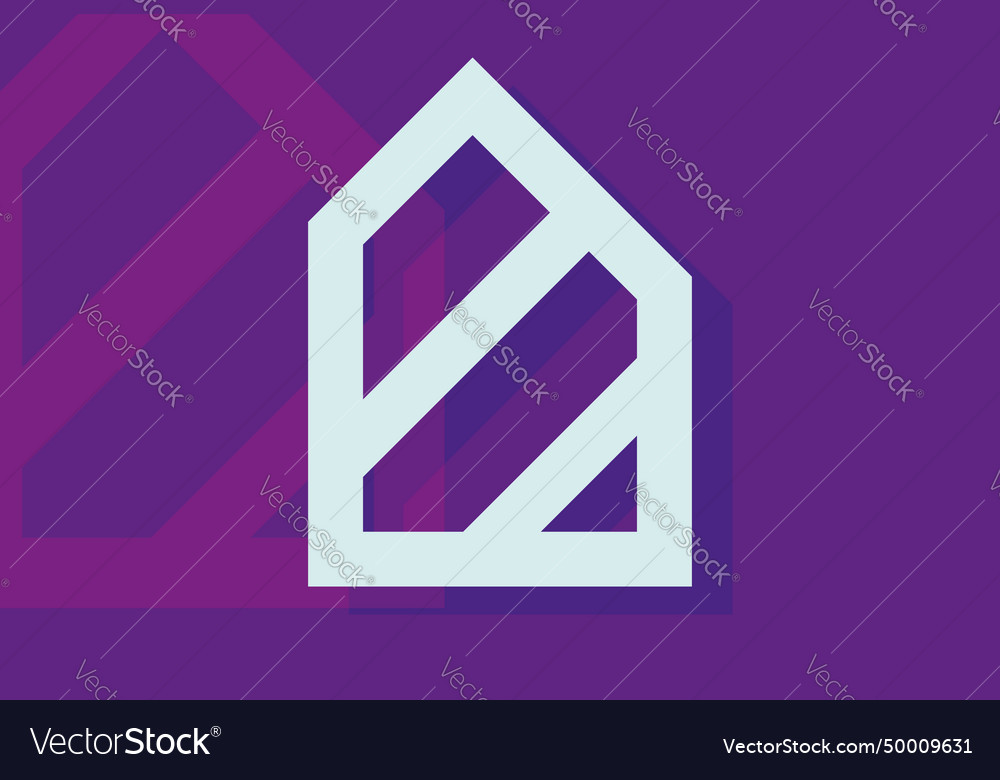 Square rhombus logo abstract design linear outline