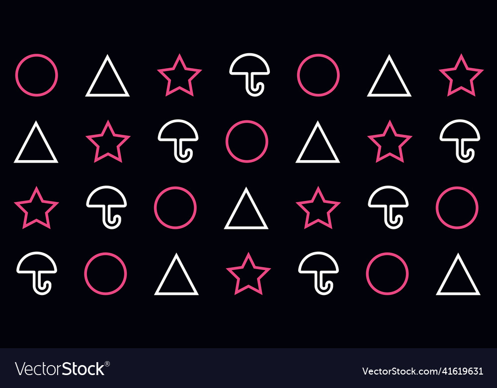 Squid Game Circle Pattern