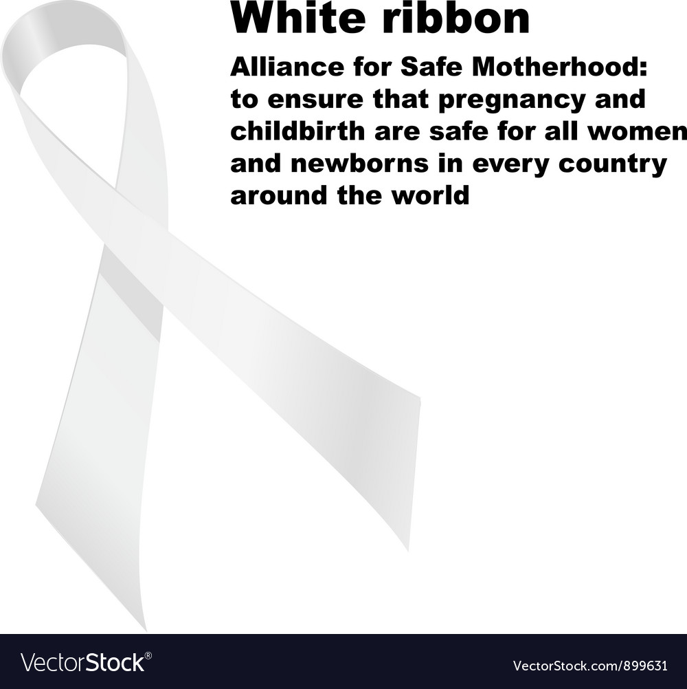 White ribbon