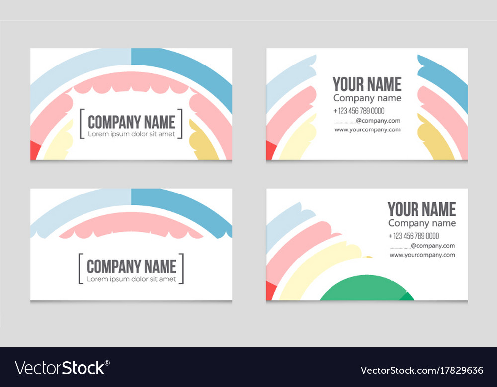 Abstract layout background set for art