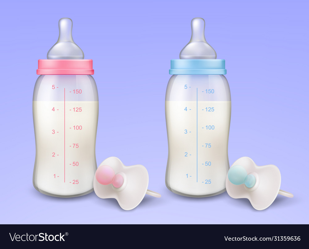 baby bottles and pacifiers