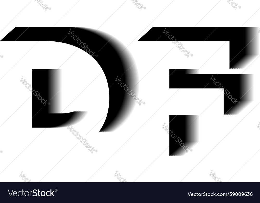 Df monogram shadow shape style