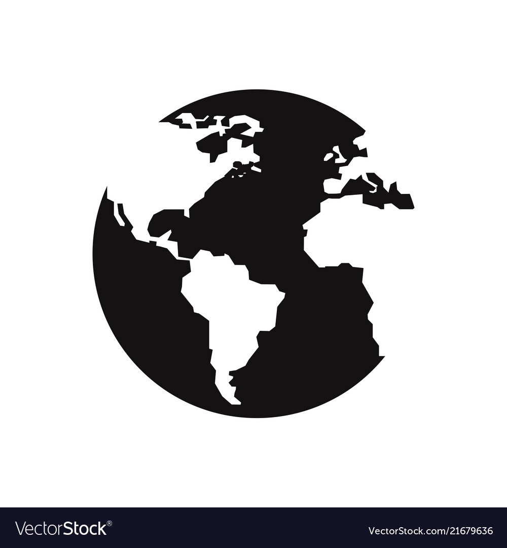 Earth globe icon